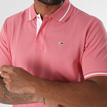 Tommy Jeans - Polo Manches Courtes Tipped 0745 Rose