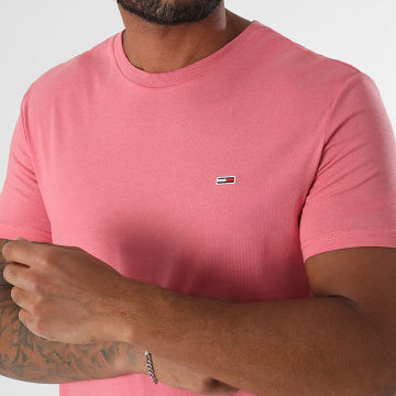 Tommy Jeans - Tee Shirt Slim Jaspe 0363 Rose