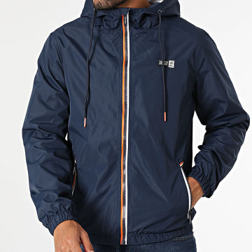 Deeluxe - Veste Zippée Capuche Vinny P6700M Bleu Marine