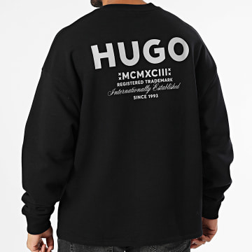 Hugo Azul - Sudadera de cuello redondo Nazardo 50510724 Negro