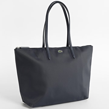 Lacoste - Bolso Mujer Logo Cocodrilo Bordado Azul Marino