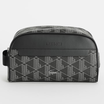 Lacoste - Trousse De Toilette Monogram Noir Gris