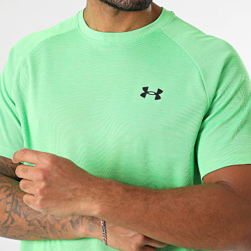 Under Armour - Tee Shirt Tech Textured 1382796 Vert Fluo