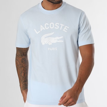 Lacoste - Tee Shirt Logo Crocodile Classic Fit Bleu Clair