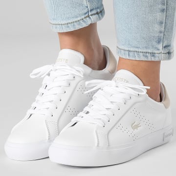 Lacoste - Baskets Femme Powercourt 2.0 1251 White Off White