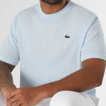 Lacoste - Tee Shirt Regular Fit Logo Crocodile Bleu Clair