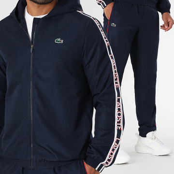 Lacoste - Ensemble De Survetement Logo Crocodile Bleu Marine