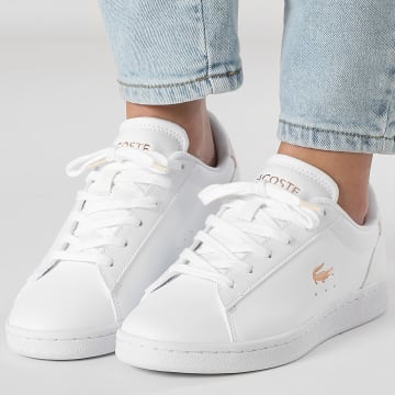 Lacoste - Baskets Femme Carnaby Set 224 White Light Pink