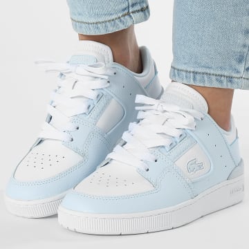 Lacoste - Baskets Femme Court Cage 125 Light Blue White
