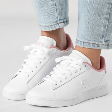 Lacoste - Baskets Femme Carnaby Set 125 White Pink