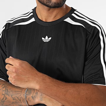 Adidas Originals - Tee Shirt A Bandes Teamgeist JC6229 Noir