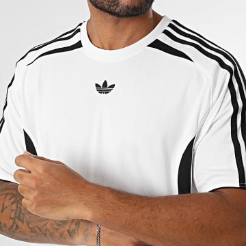 Adidas Originals - Tee Shirt A Bandes Teamgeist JP1113 Blanc