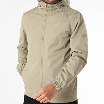 Classic Series - Kapuzenjacke mit Reißverschluss Hell Khaki Grün