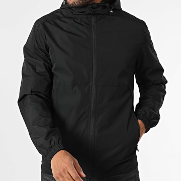 Classic Series - Jacke mit Reißverschluss und Kapuze Schwarz