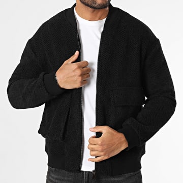 Uniplay - Chaqueta negra con cremallera