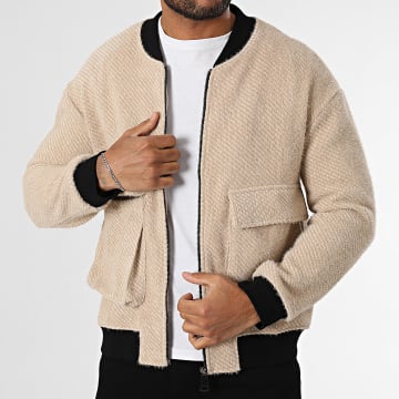 Uniplay - Chaqueta beige con cremallera