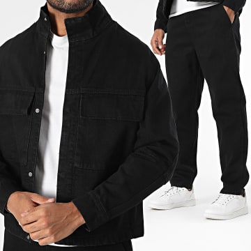 Uniplay - Set van zwarte jeans en jas