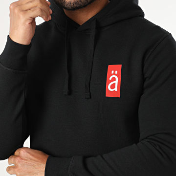 Secteur Ä - Sweat Capuche Logo Coeur Noir