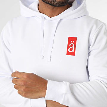 Secteur Ä - Sweat Capuche Logo Coeur Blanc