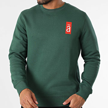 Secteur Ä - Sweat Crewneck Logo Coeur Vert Bouteille