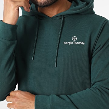 Sergio Tacchini - Hashtag 41116 Kapuzen-Sweatshirt Flaschengrün