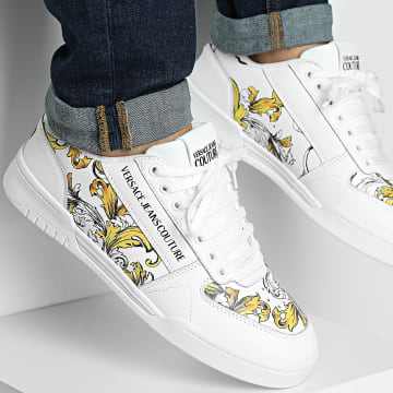 Versace Jeans Couture - Fondo Brooklyn 75YA3SD4 Scarpe da ginnastica rinascimentali bianche