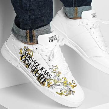 Versace Jeans Couture - Fondo Brooklyn 75YA3SD1 Scarpe da ginnastica rinascimentali bianche