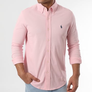 Polo Ralph Lauren - Chemise Manches Longues Oxford Rose