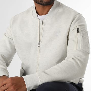 Polo Ralph Lauren - Veste Zippée Original Player Ecru Chiné