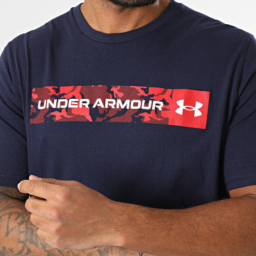 Under Armour - Tee Shirt Camouflage Chest Stripe 1376830 Bleu Marine