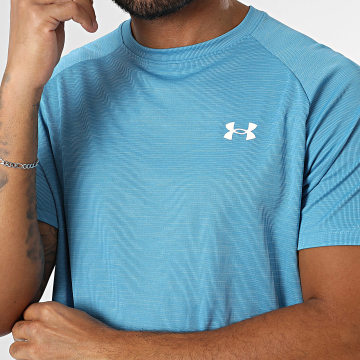 Under Armour - Tee Shirt Tech Textured 1382796 Bleu Clair