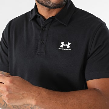 Under Armour - Icoon Korte Mouw Polo 1386608 Zwart