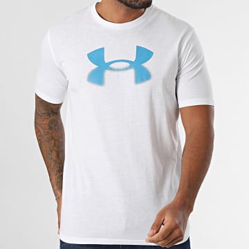 Under Armour - Tee Shirt Reflective Big Logo 1390207 Blanc