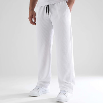 LBO - Pantalon Jogging Waffle Large 1307 Blanc