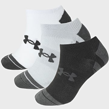 Under Armour - Lot De 3 Paires De Chaussettes 1379503 Noir Gris Blanc