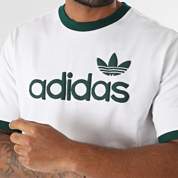 Adidas Originals - Tee Shirt Simple JC8371 Blanc Vert