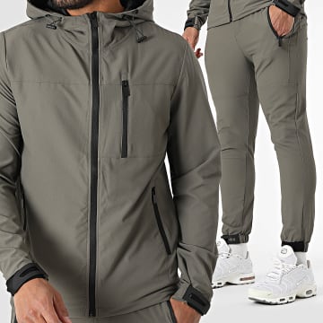 Zayne Paris  - Ensemble De Survetement Vert Kaki