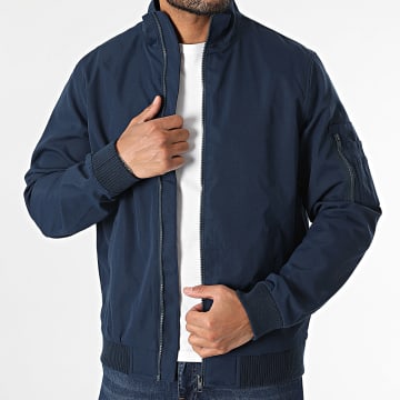 Blend - Chaqueta con cremallera azul marino 20717872