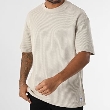 Hugo Azul - Camiseta oversize Nuwaffle 50534434 Beige