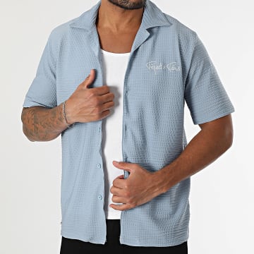 Project X Paris - Chemise Manches Courtes 2510169 Bleu Clair