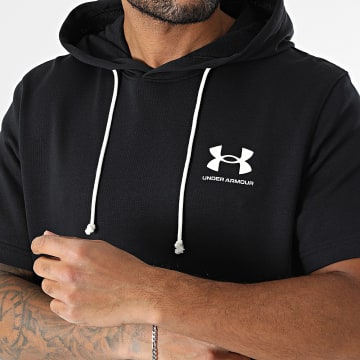 Under Armour - Tee Shirt Capuche Rival Terry 1370396 Noir