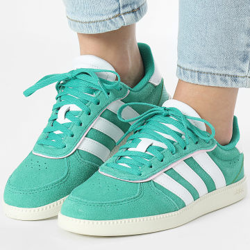 Adidas Sportswear - Baskets Femme Breaknet Sleek JH6896 Court Green Footwear White Clear Pink