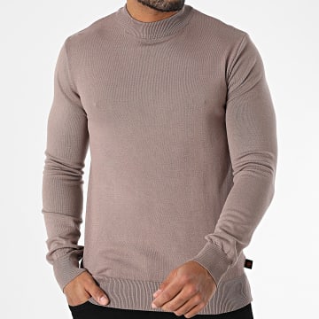 Armita - AVP-175 Jersey cuello alto Beige oscuro