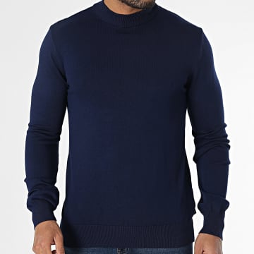 Armita - Maglione con colletto rialzato AVP-175 Navy