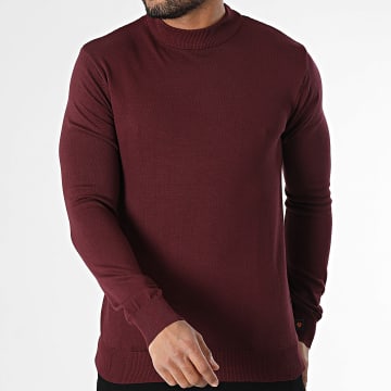 Armita - AVP-175 Maglia a collo alto bordeaux