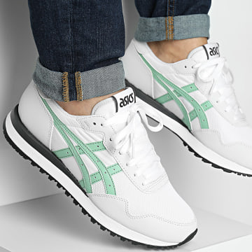 Asics - Baskets Tiger Runner II 1203A612 Blanco Menta Oscuro
