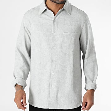 Frilivin - Camisa de manga larga Gris Heather