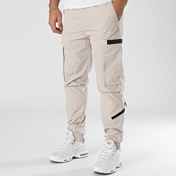 Frilivin - Pantalon Cargo Beige