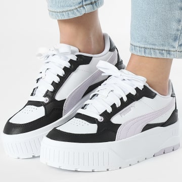 Puma - Donna Karmen II Idol 397461 Puma White Lilac Frost Black Sneakers