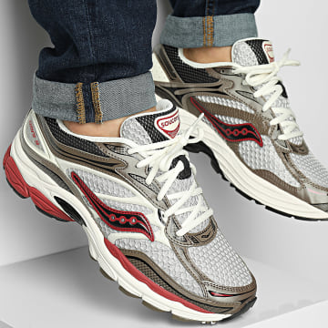 Saucony - Scarpe da ginnastica Progrid Omni 9 Marrone Rosso